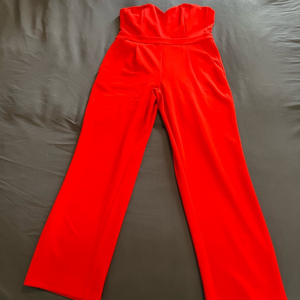 Red jumpsuit